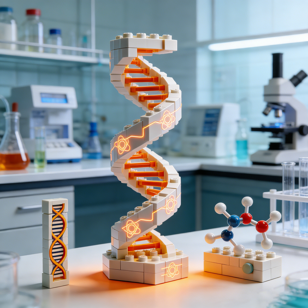 DNA Helix Science Building Set